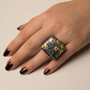 Anello "Notte stellata"  - Van Gogh