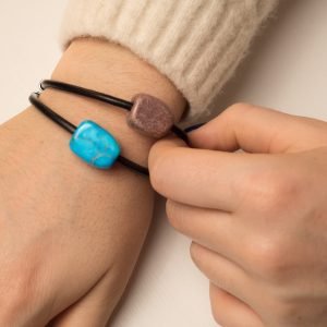 Bracciale Turchese -  Rodonite
