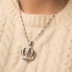 Collana  Corona swarovski