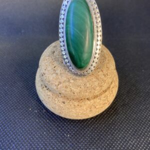 Anello con Malachite