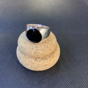 Anello con pietra naturale Tonda
