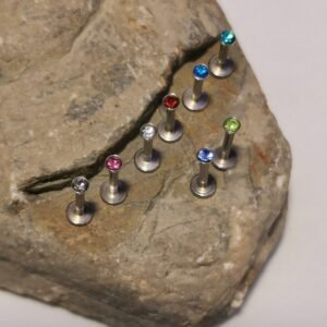 Labret con cristallo