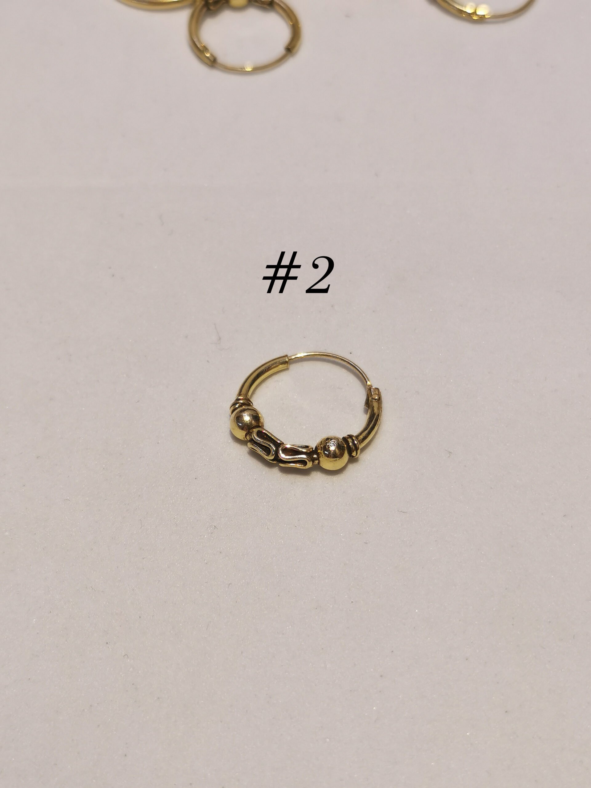 Orecchini etnici dorato - immagine 4