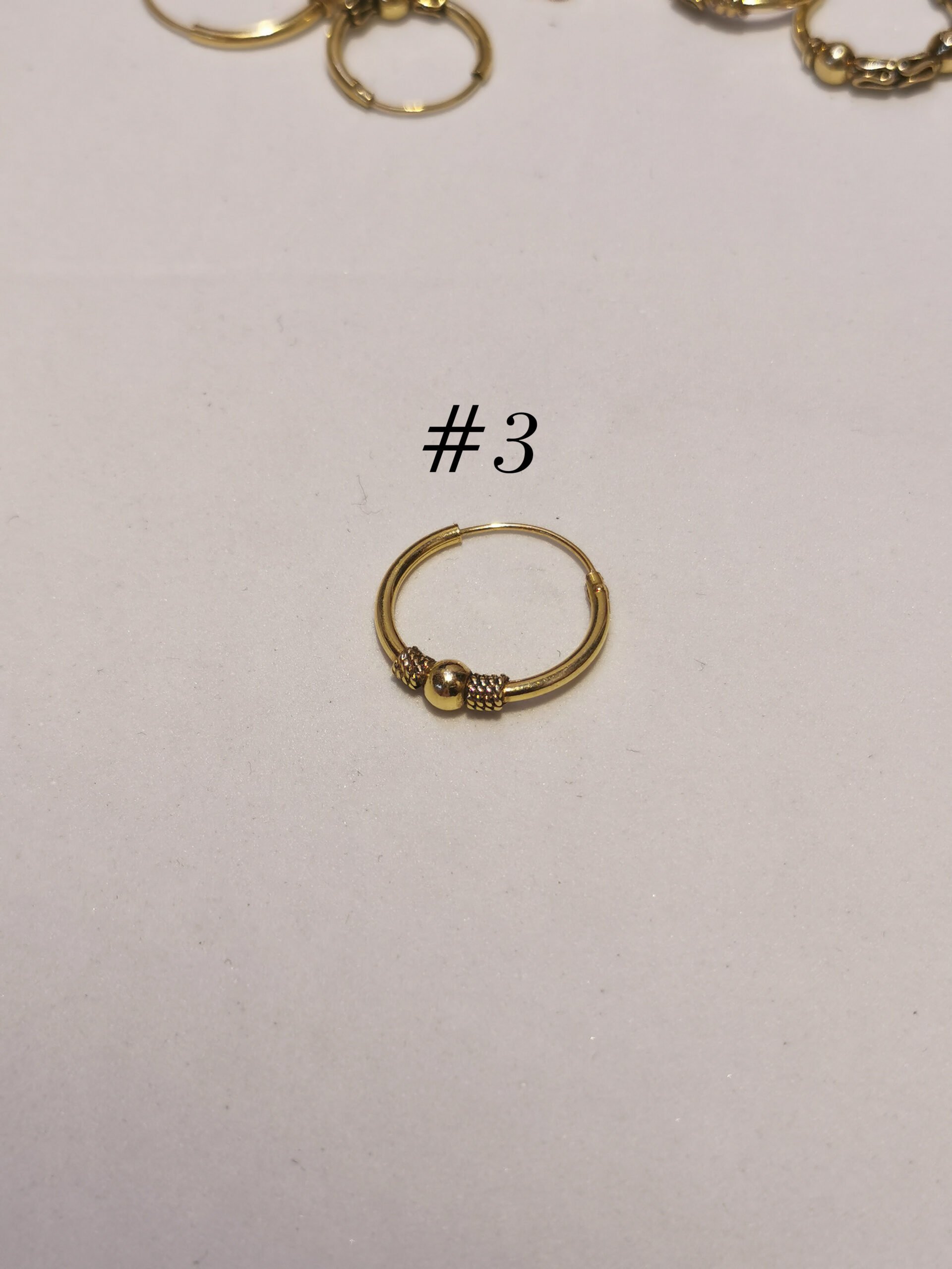 Orecchini etnici dorato - immagine 5