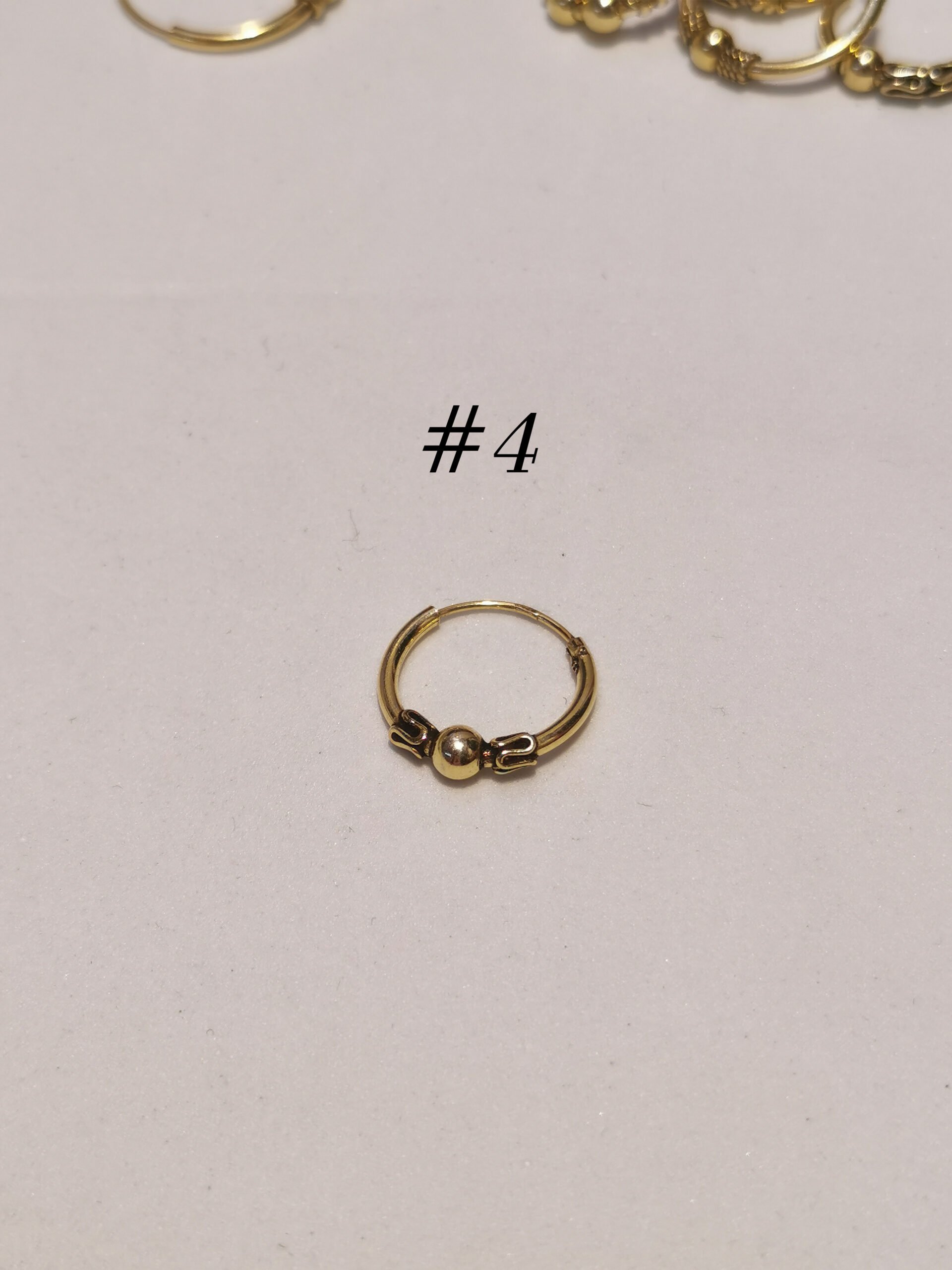 Orecchini etnici dorato - immagine 6