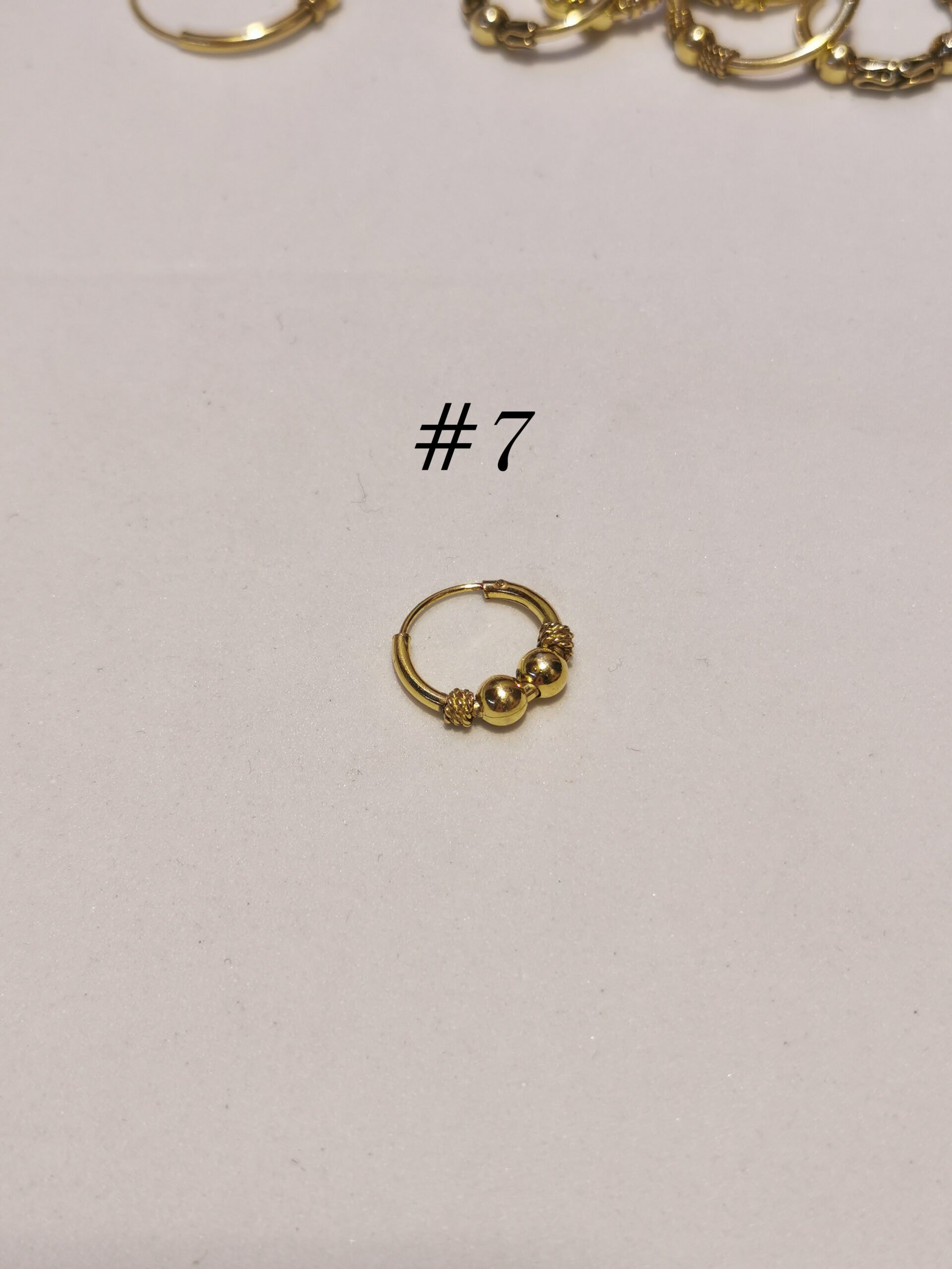 Orecchini etnici dorato - immagine 9