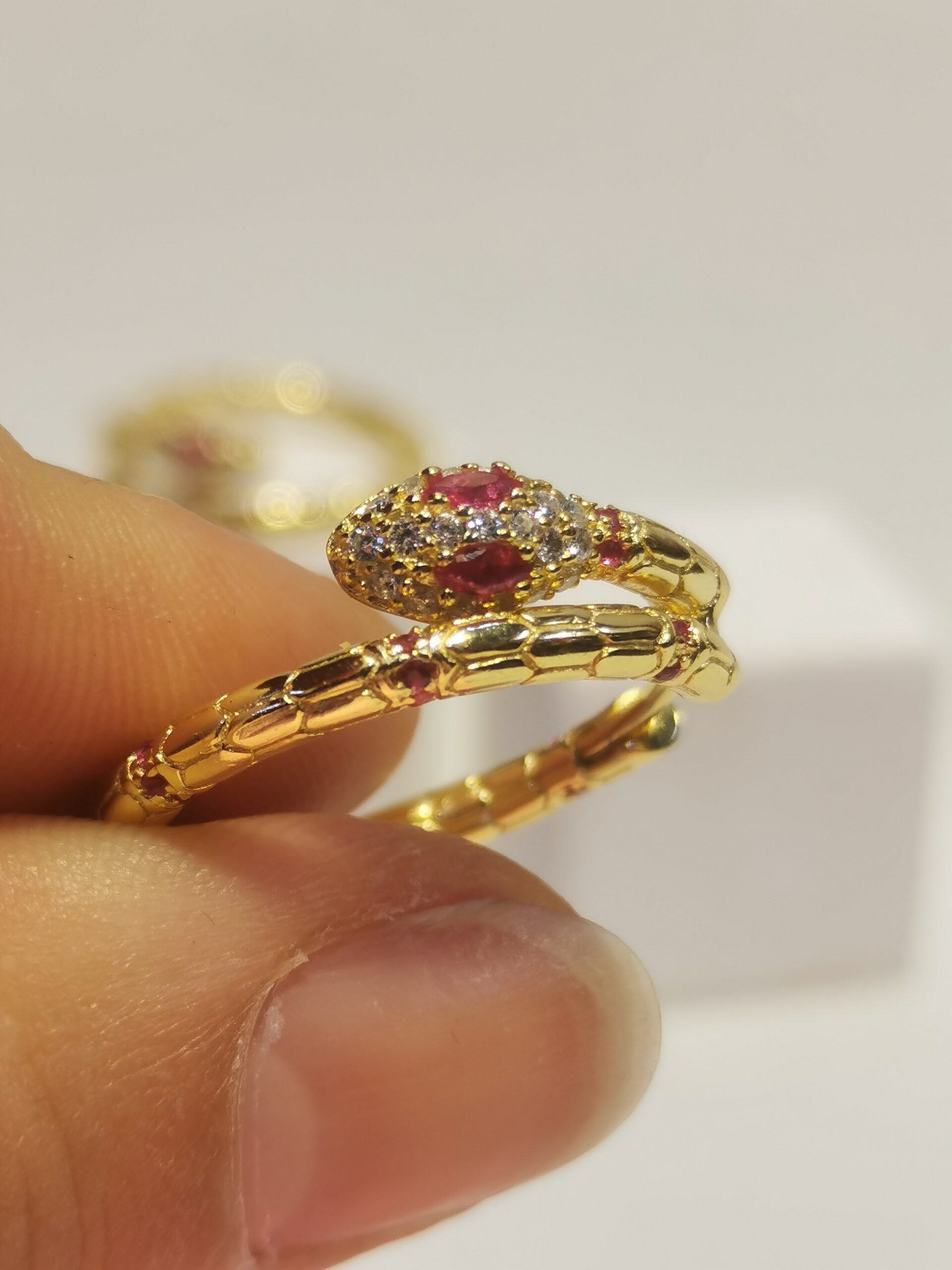 Cerchi serpente con cristalli - immagine 4