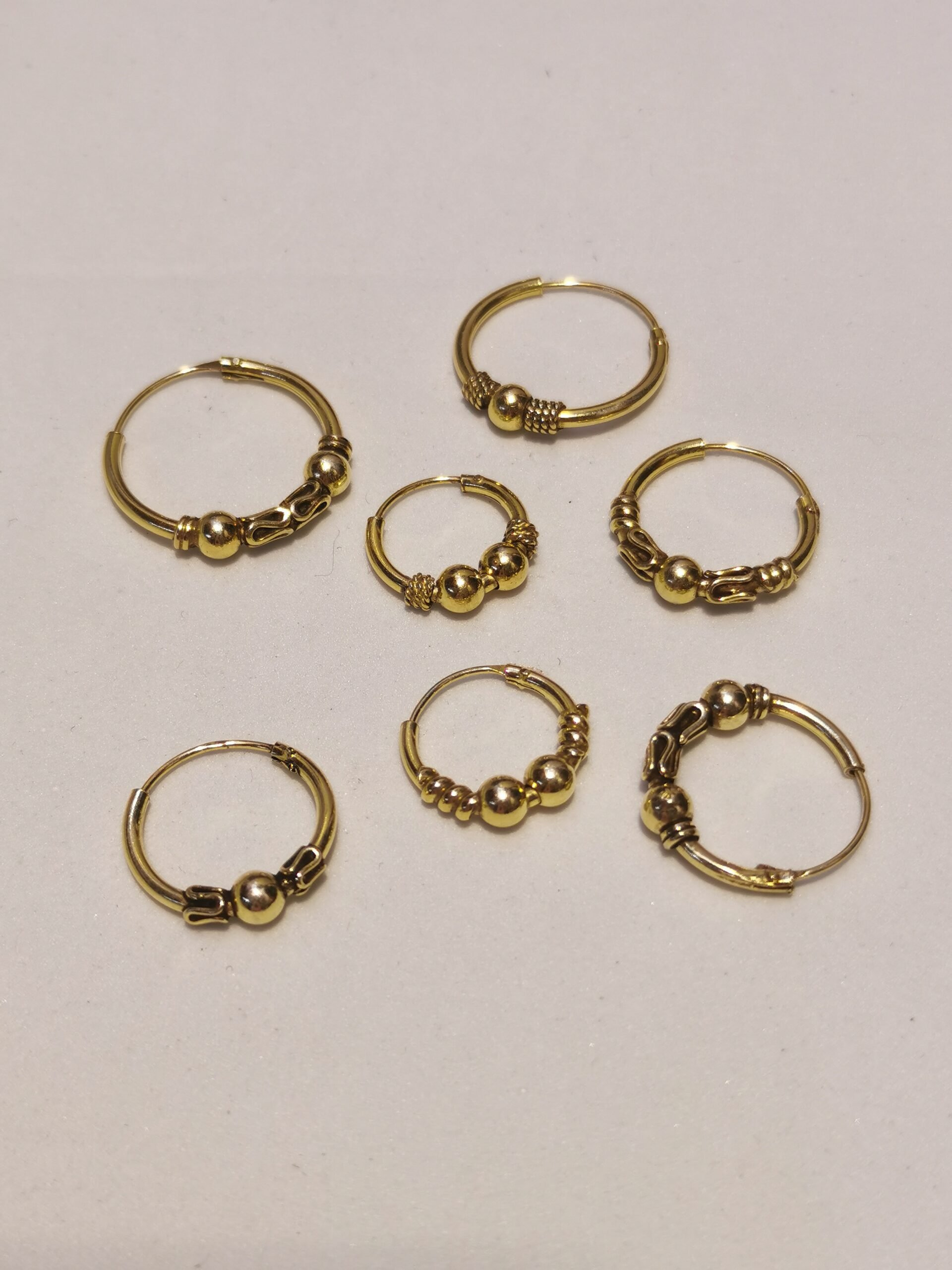 Orecchini etnici dorato