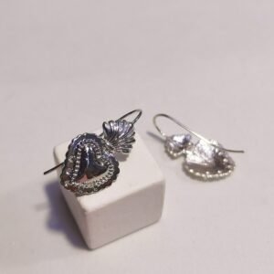 Orecchini cuore sacro