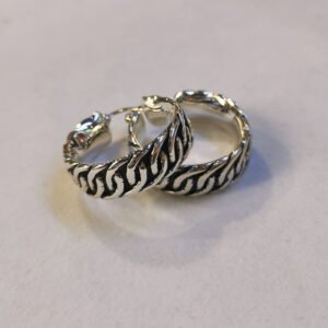 Orecchini etnici intrecciati