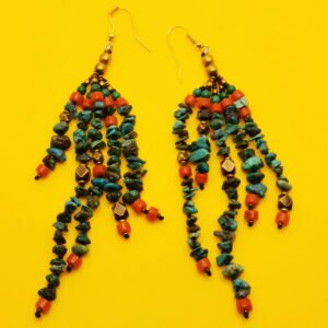 Tibet - Orecchini a cascata