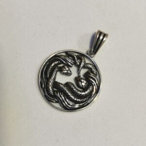 Ciondolo doppio serpente