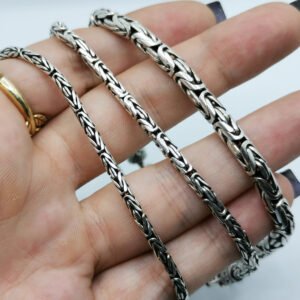 Bracciale maglia  bizantina