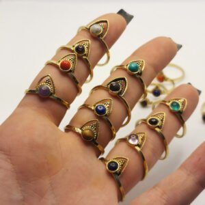 Anelli sottili con coroncina