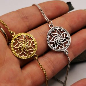 Mandala flower blacelet