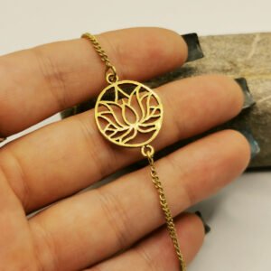 Lotus flower bracelet