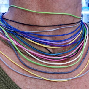 Collane in cotone cerato