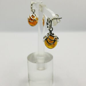 Amber earrings