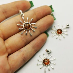 Styled Sun Amber Pendant
