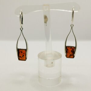 Squared drops earrings