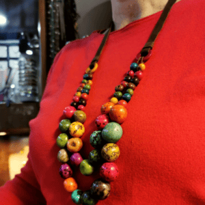 Double ivory necklace