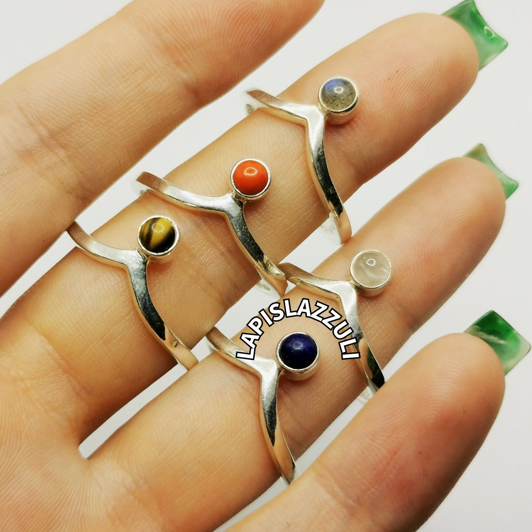 Drop stone ring - immagine 2