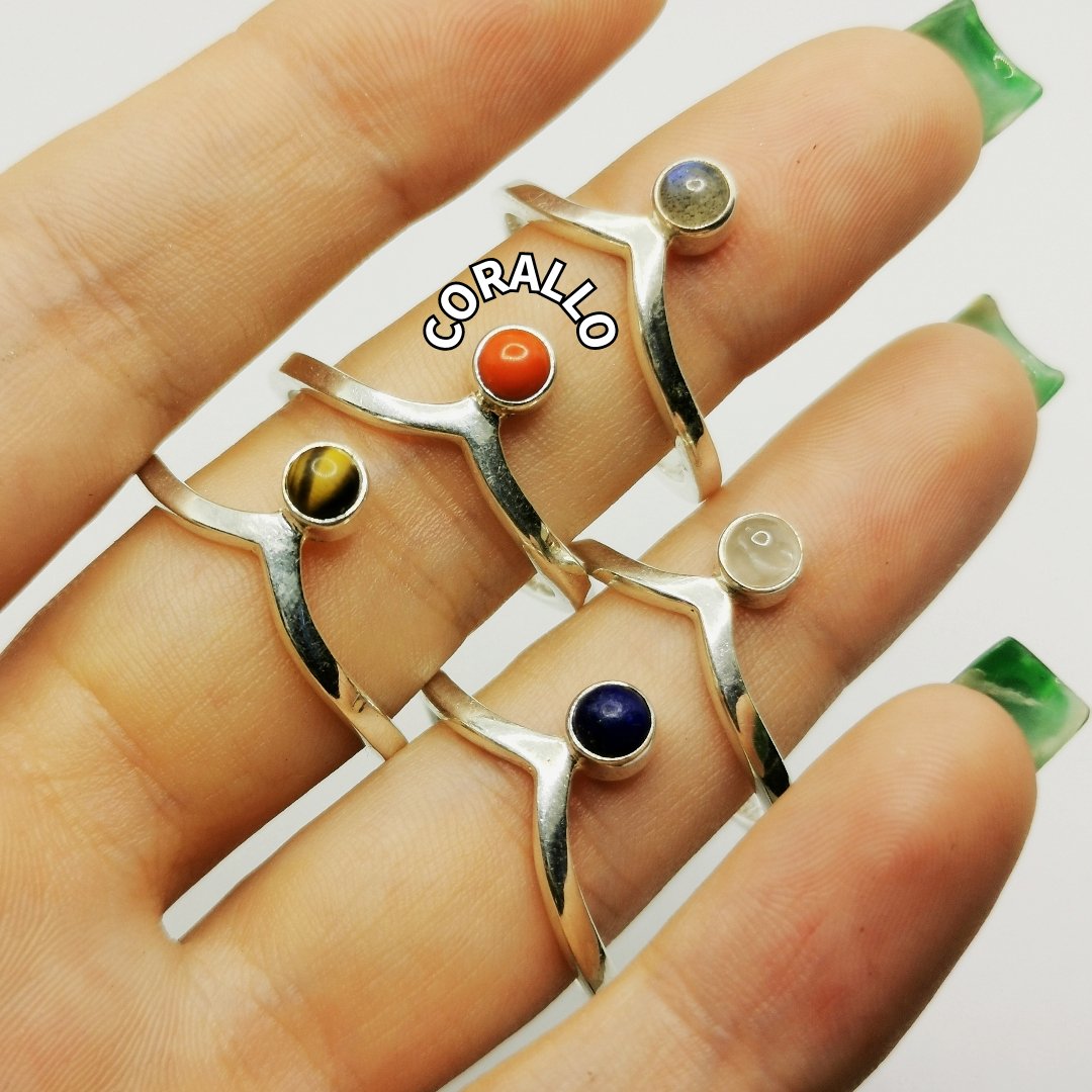 Drop stone ring - immagine 3