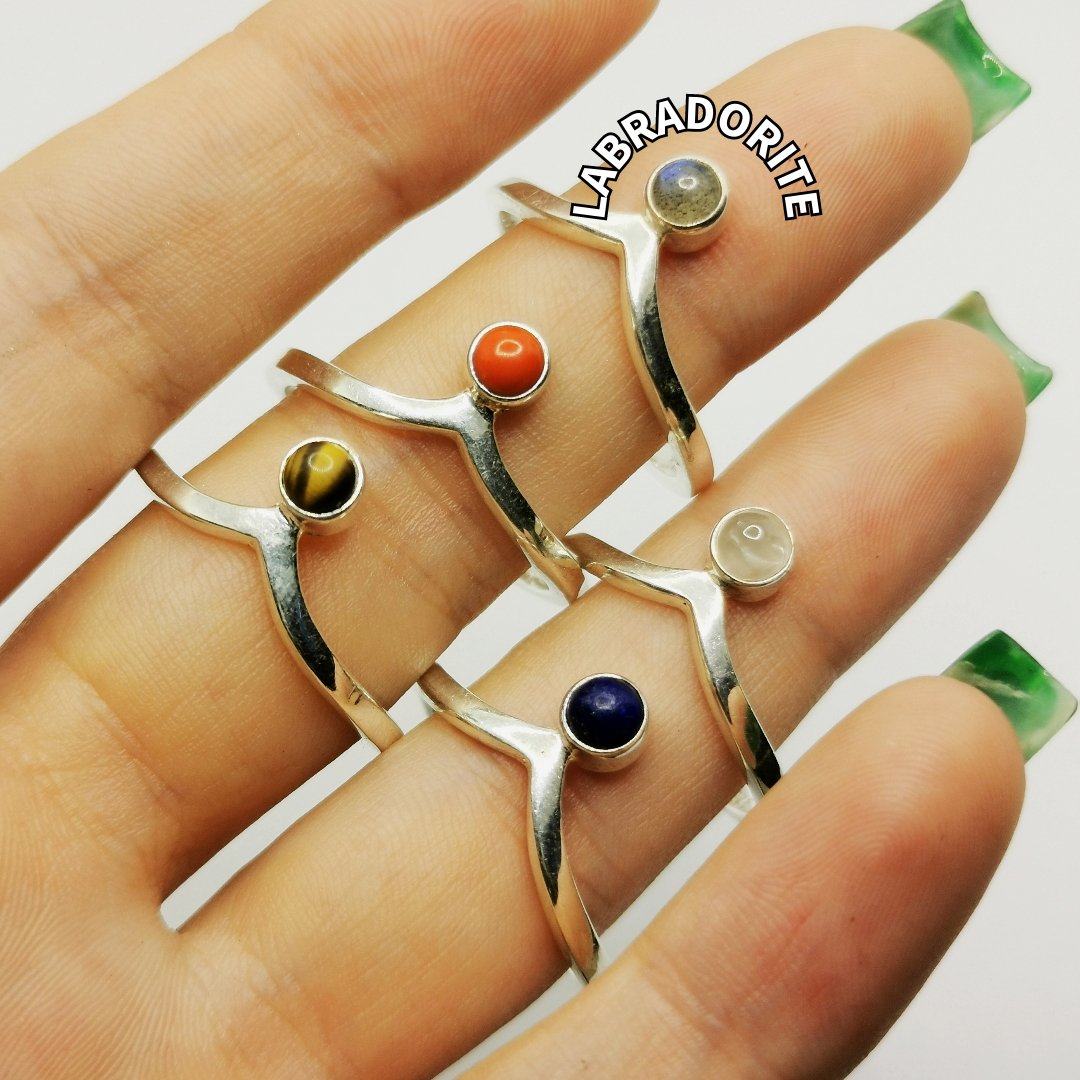 Drop stone ring - immagine 6