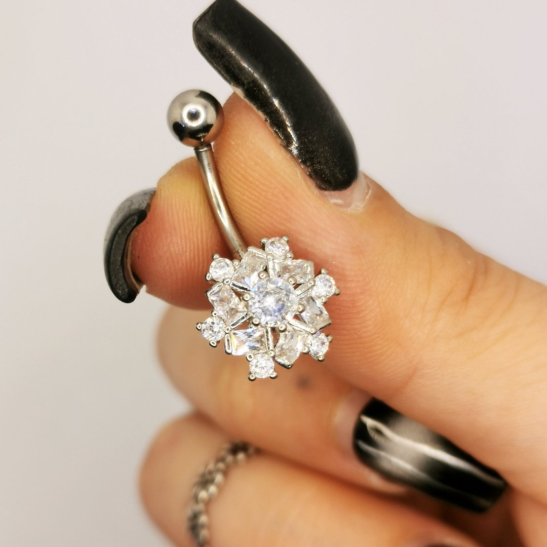 Crystal Flower Navel