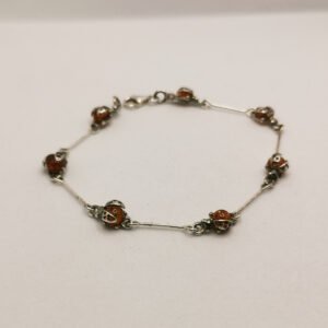 Bracciale coccinella d'ambra