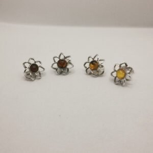 Orecchini a clip fiore