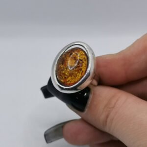 Anello con Ambra