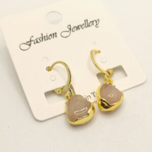 Orecchini con pietra naturale