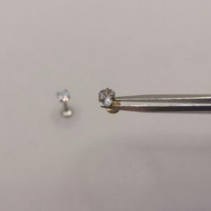 Crystal Heart Labret