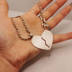 Portachiavi cuore condiviso