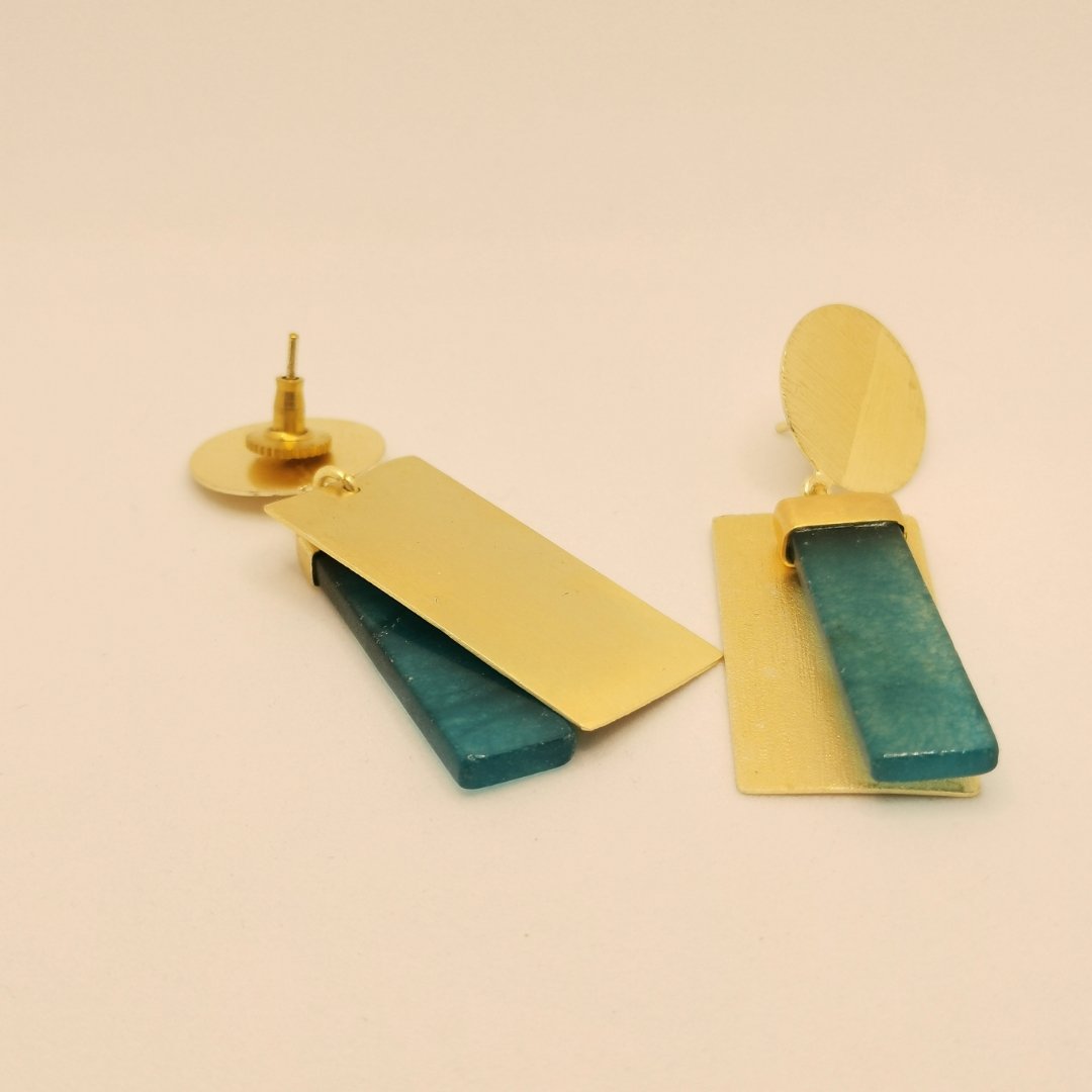 Orecchini con Agata rettangolare - immagine 11