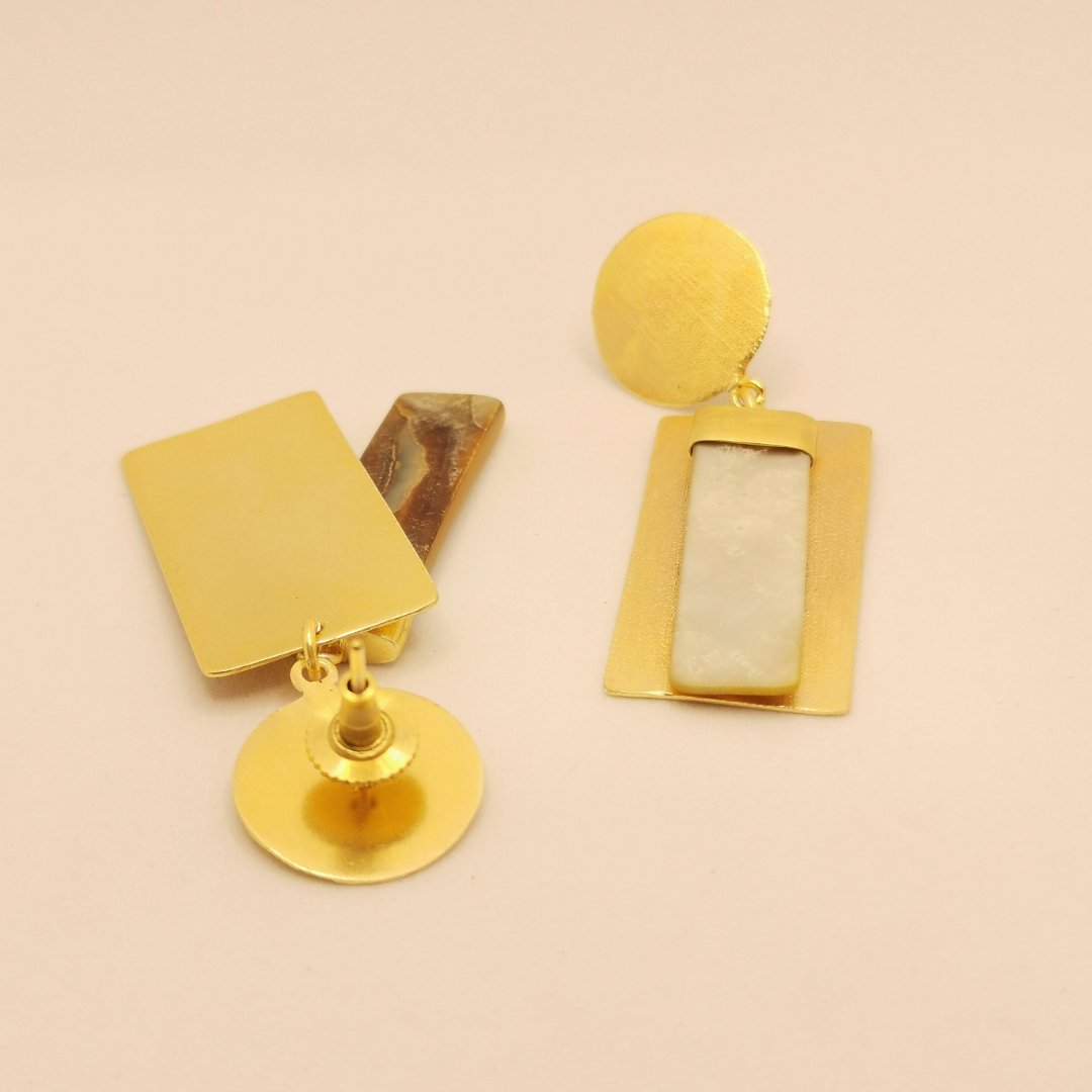 Orecchini con Agata rettangolare - immagine 9