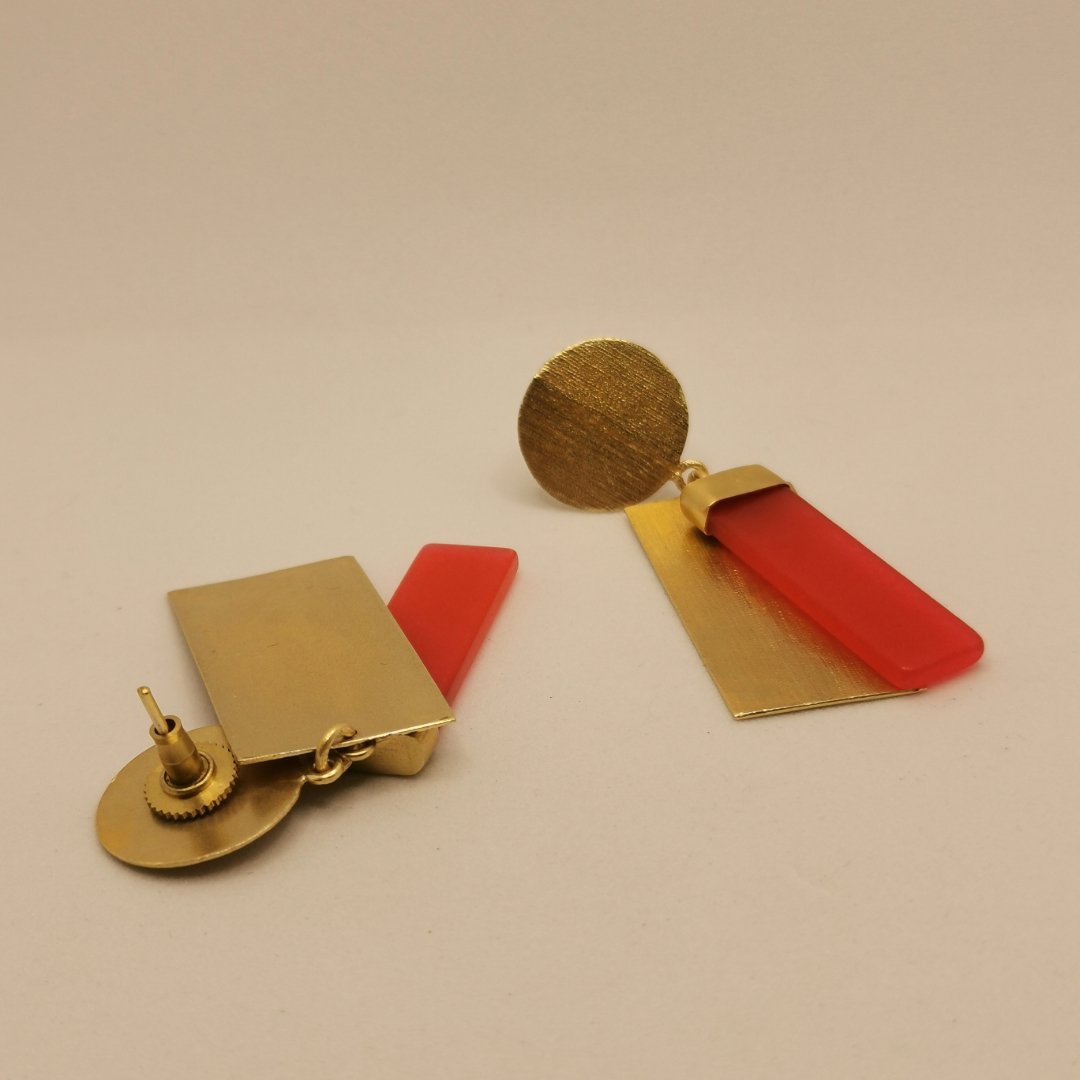 Orecchini con Agata rettangolare - immagine 5