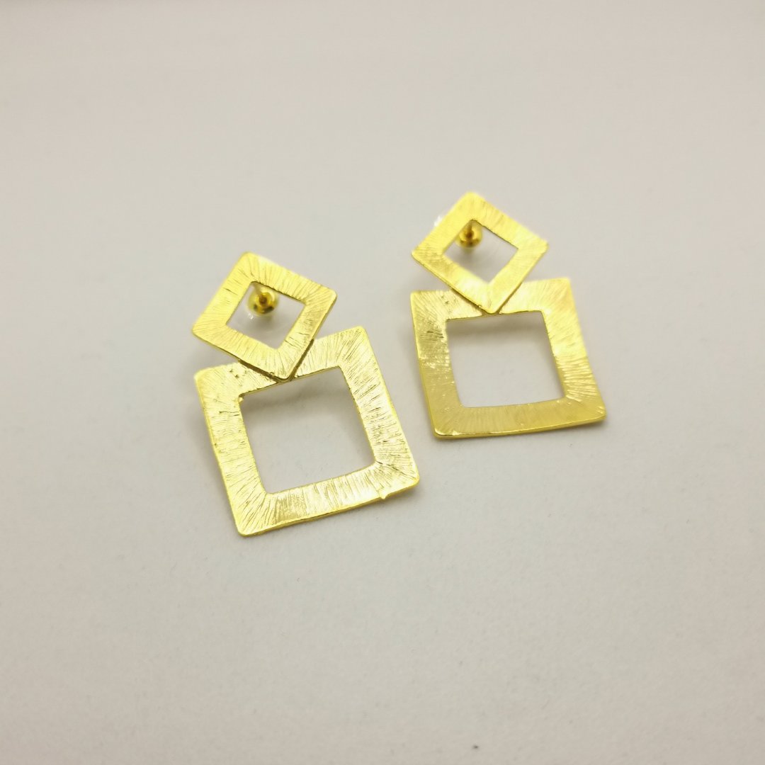 Orecchini Double Square