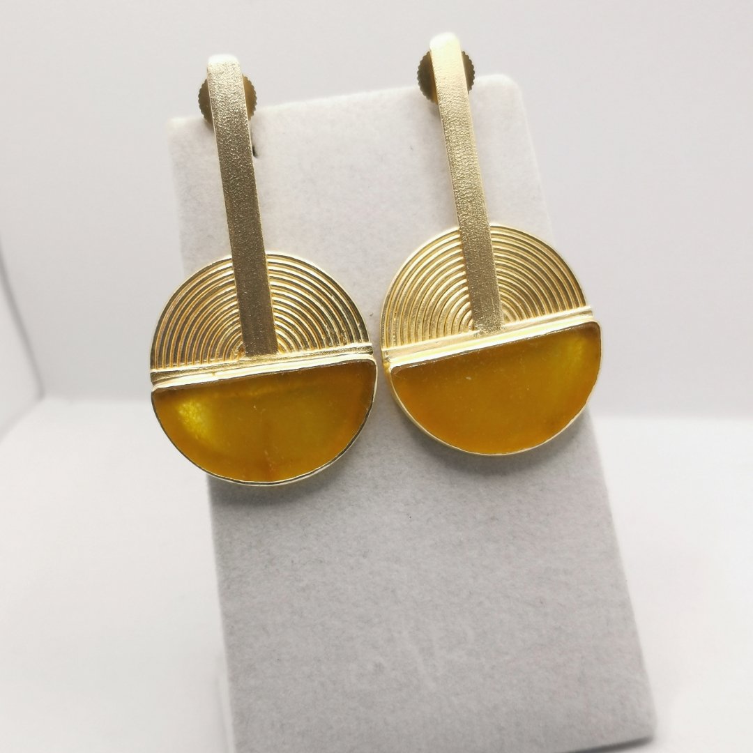 Orecchini banjo con Agata - immagine 5