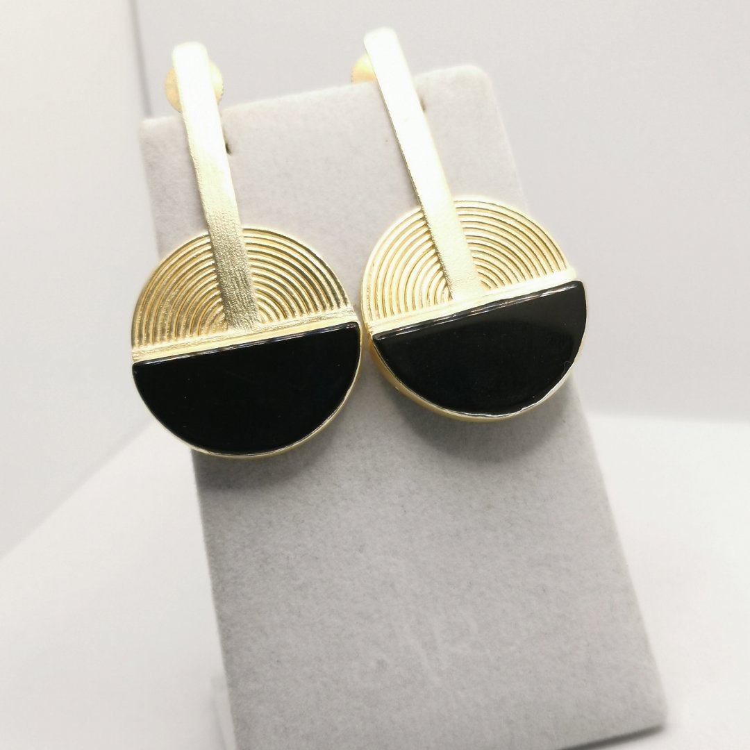 Orecchini banjo con Agata - immagine 4