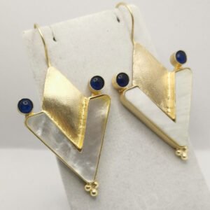 Orecchini rombo con Madreperla