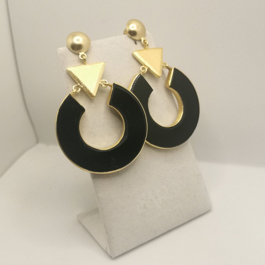 Orecchini Creola con Agata - immagine 4