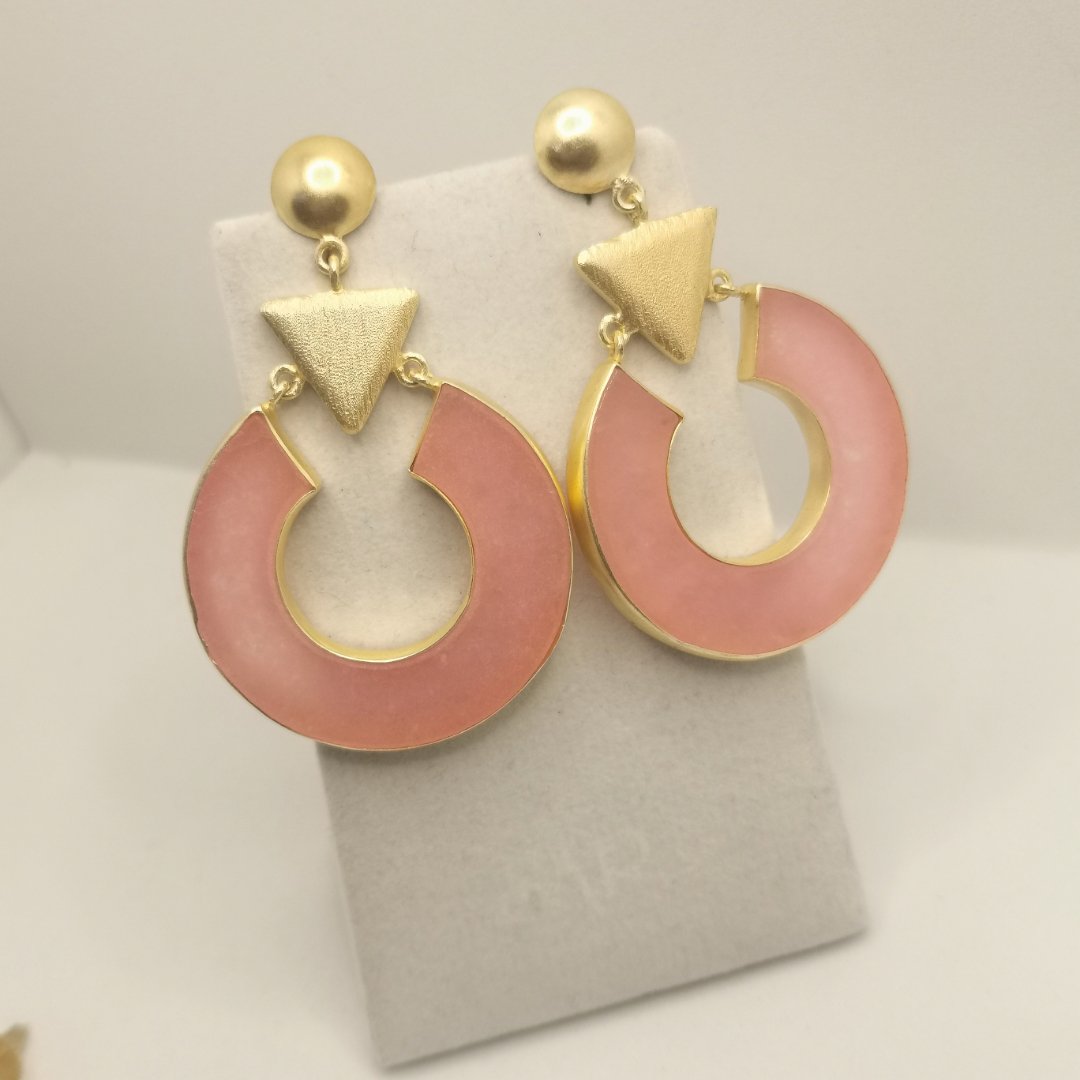 Orecchini Creola con Agata - immagine 3