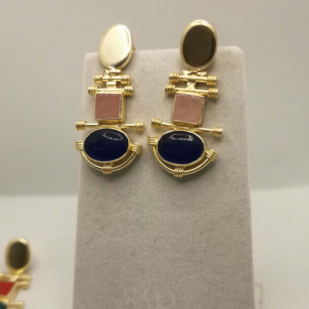 Orecchini Incas con Agata - immagine 3