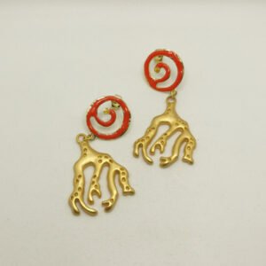 Coral - earrings