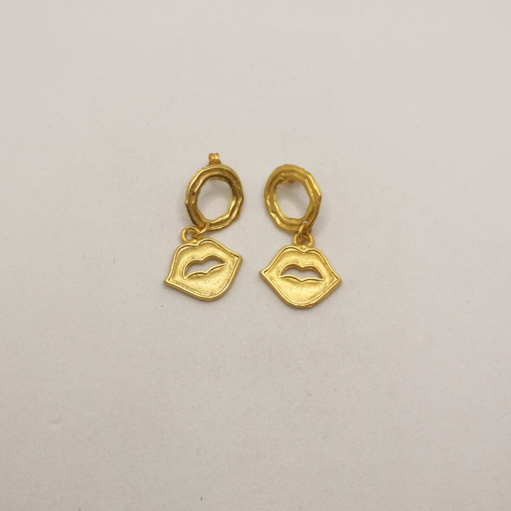 Vintage earrings - Kiss kiss - immagine 2