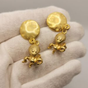 Vintage earrings - Mini Octopus