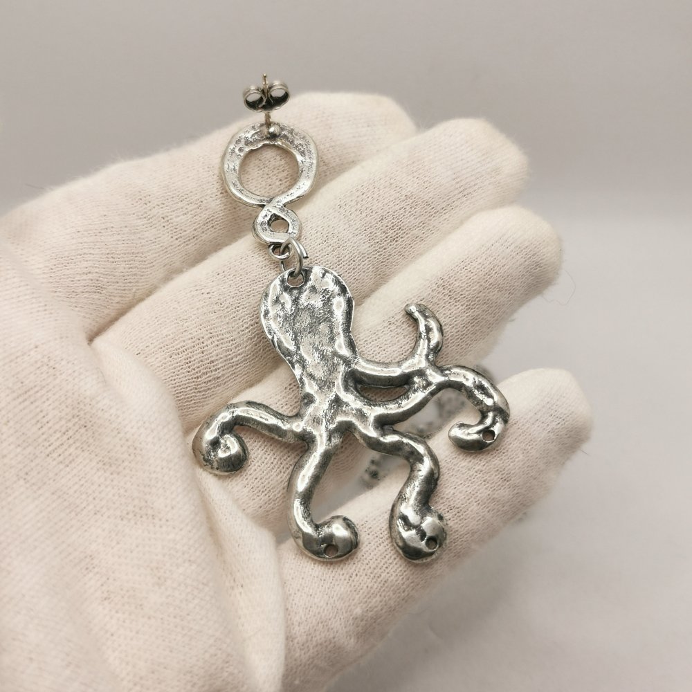 Vintage earrings - Polpo - immagine 3