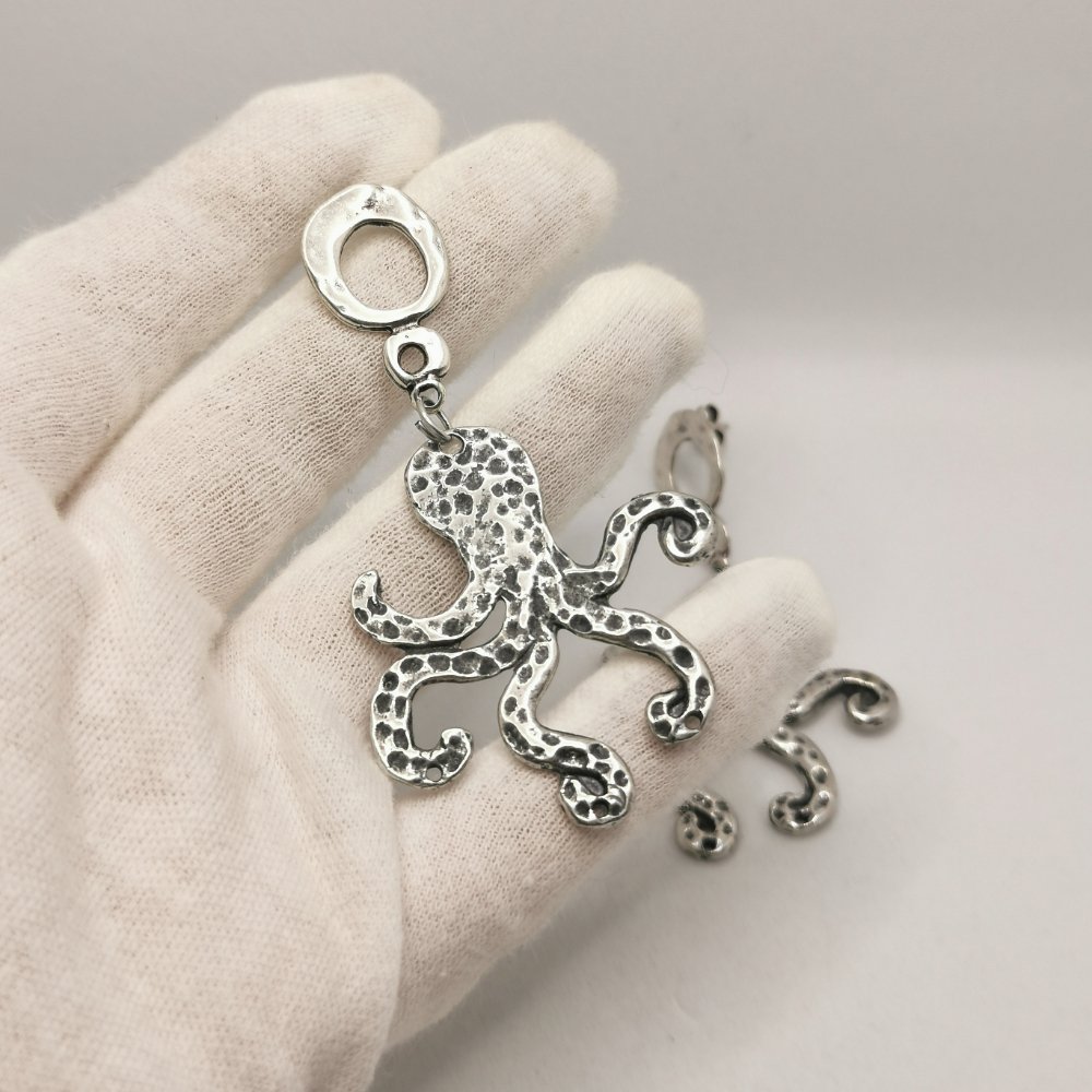 Vintage earrings - Polpo